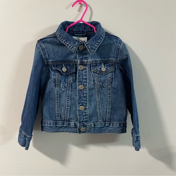 GAP Kids Blue Denim Jacket with Mickey Mouse Design - Picture 3 of 4
